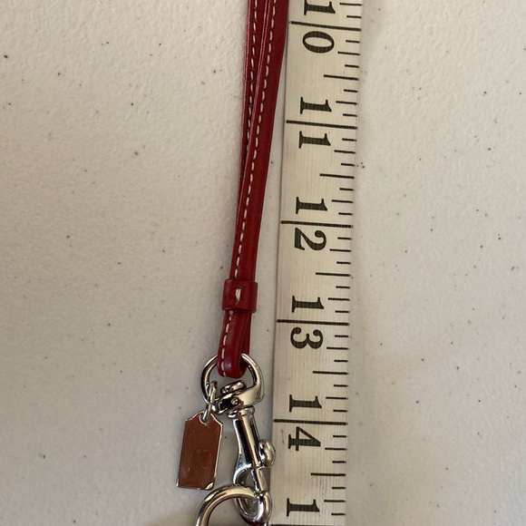 COACH Red Key & ID/Card Holder - Picture 7 of 10